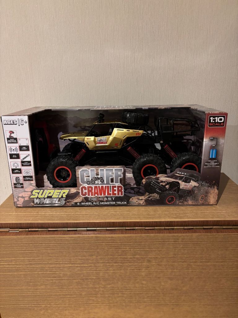 image for Super Wheels Cliff Crawler Die Cast RC 1:10 New