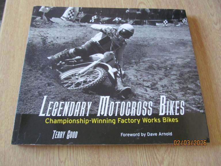 Motocross book: Legendary Motocross Bikes, by Terry Good