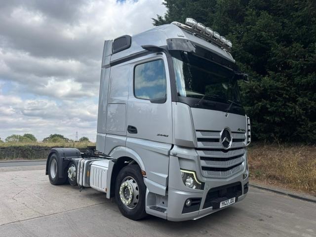 2023 Mercedes Actros 2448 E6 6x2 tractor unit tipping gear fridge microwave 