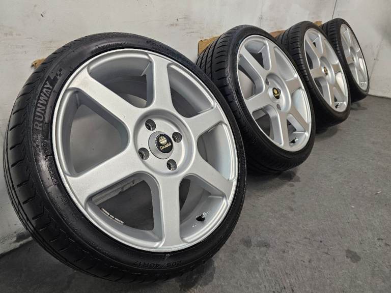 17" 4x108 Dicastal Alloy wheels and tyres Ford Fiesta Focus mk1 ST Citroen Peugeot