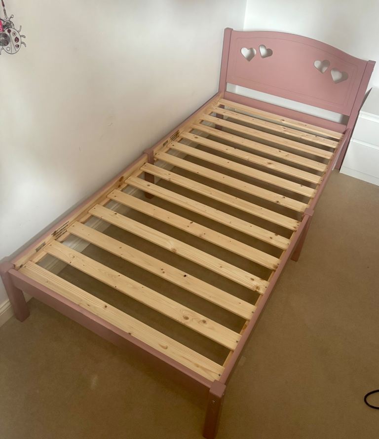 Argos Home Mia Single Bed Frame - Pink