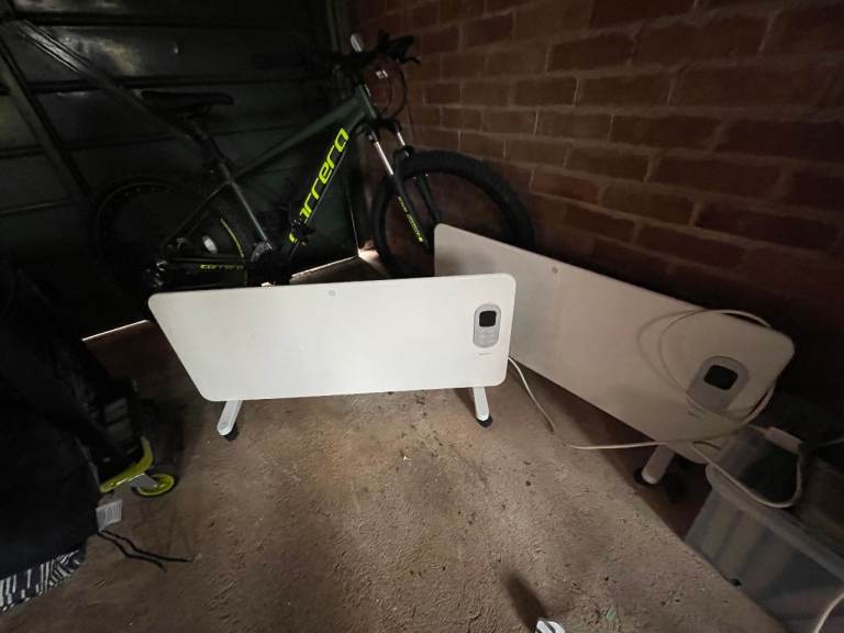 2 x White LED Electric Heaters (£40 Pair) or £25 sold separately