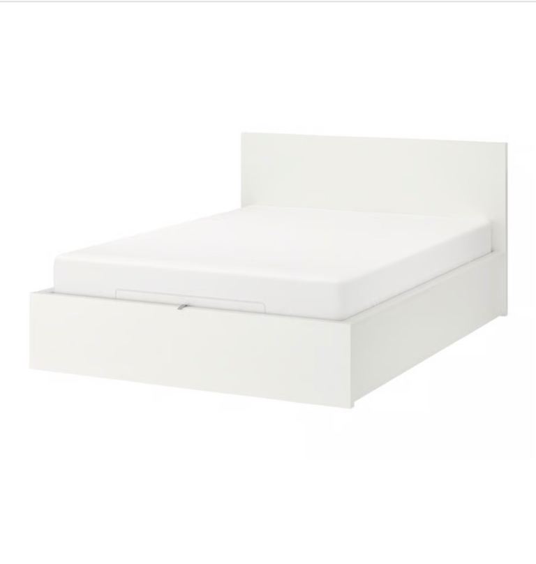 Ikea MALM Double bed Frame (white)