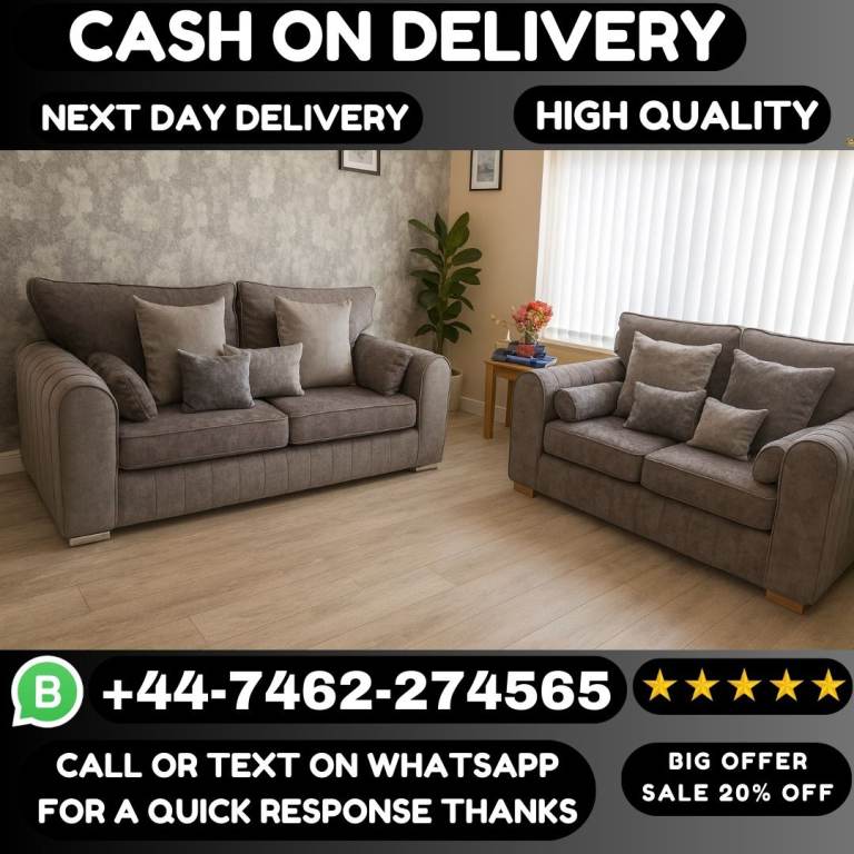 Lilly Sofas – Spacious Corner or 3+2 Seating