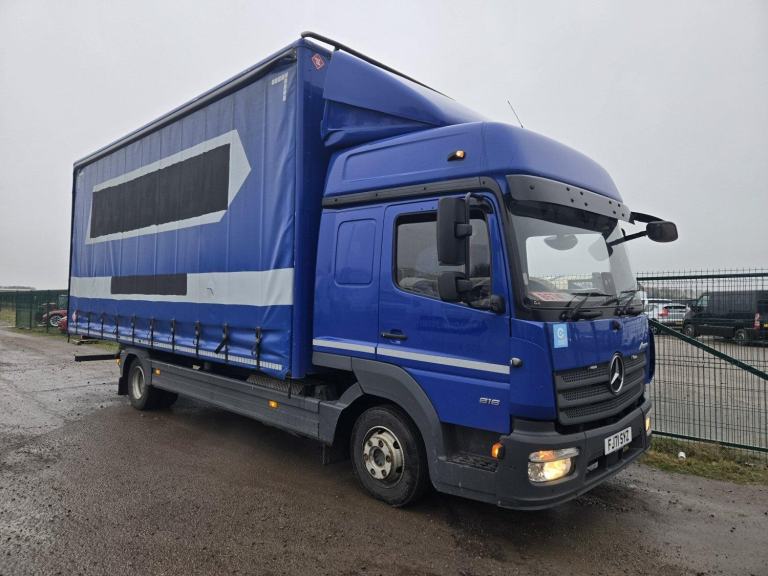 MERCEDES ATEGO 816 2021 (21) EURO 6, HIGH ROOF DBL SLEEPER 7.5 TON CURTAINSIDER