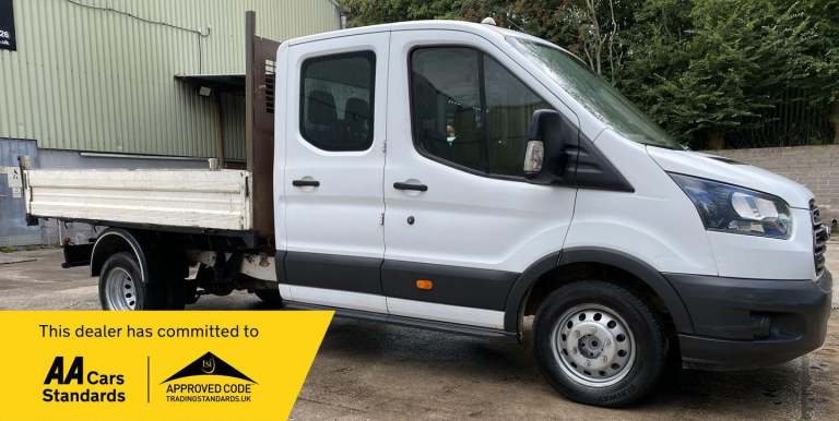 2018 Ford Transit 2.0 350 EcoBlue 1-Way Double Tipper Double Cab 4dr Diesel Manual FWD L3 Eur PAN...