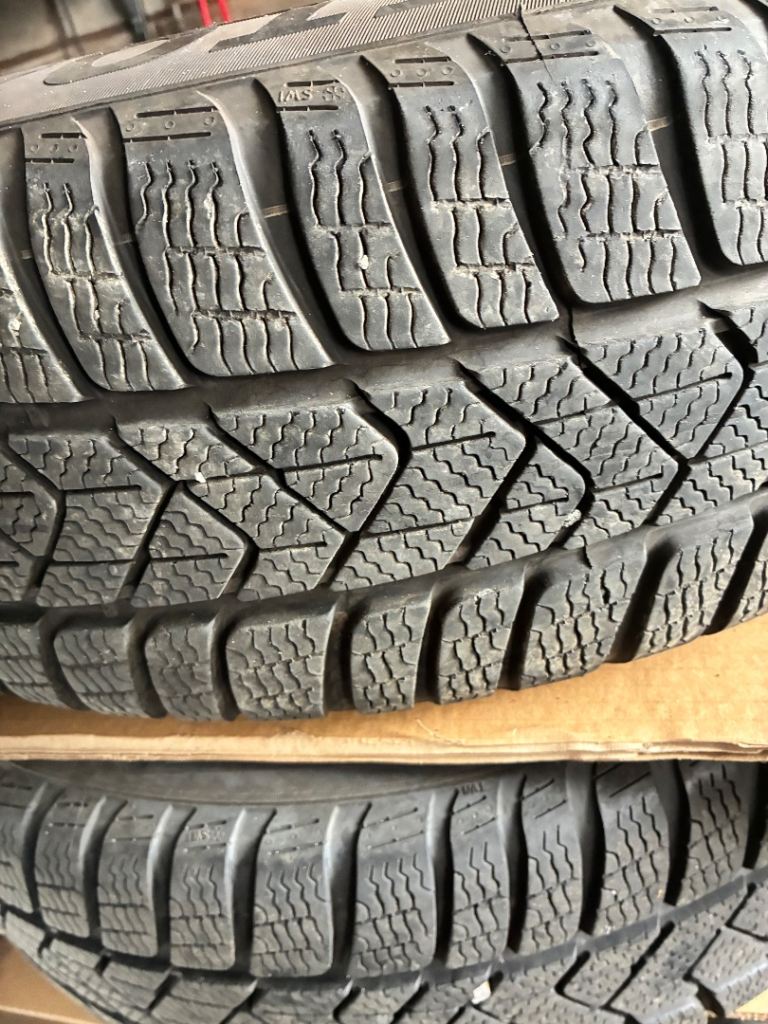 BMW Rims with Pirelli Winter Tyres - 205/60 R17
