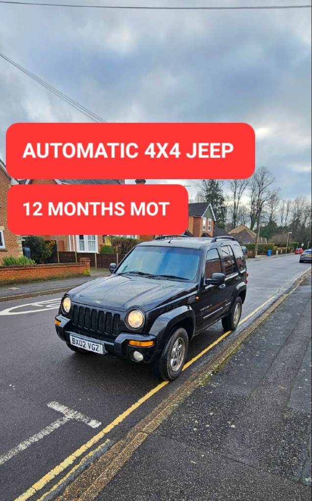 Jeep, CHEROKEE, Estate, 2002, Other, 3700 (cc), 5 doors