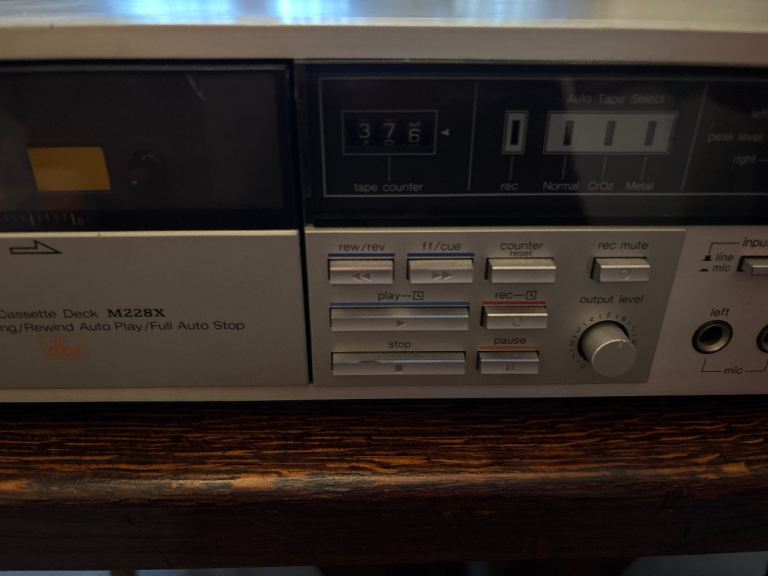 Technics stereo cassette deck M228X