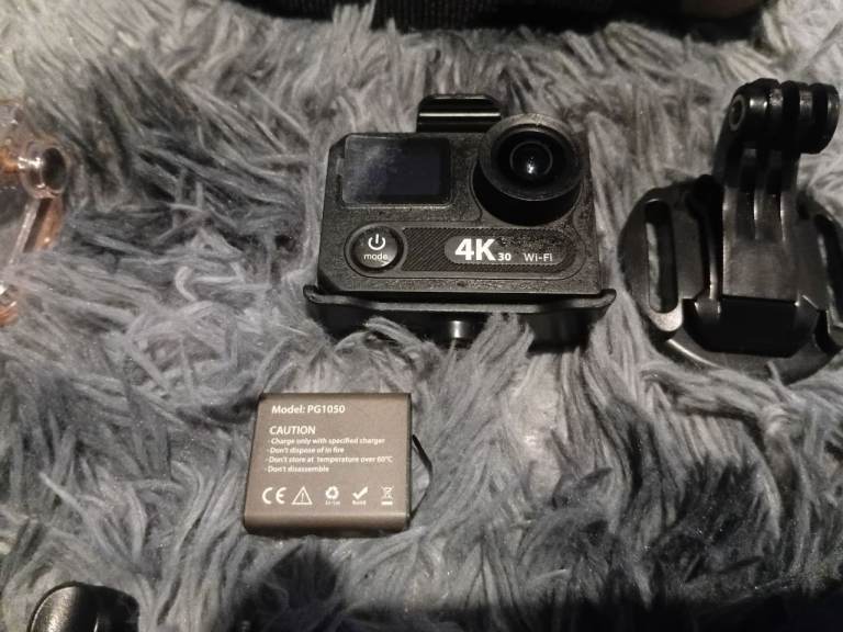 GreatCool 4K Action Camera PG1030 with Accessories & Case