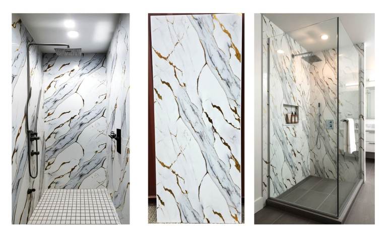 Orian Gold Shower Water proof pvc Wall panel available