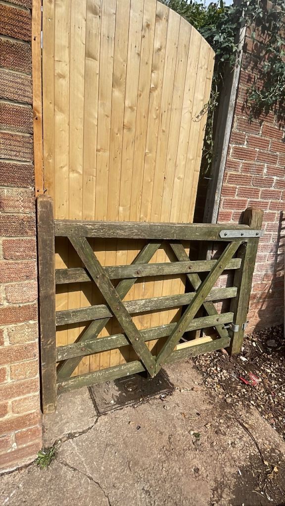 Wooden Garden Gate - Good Condition
