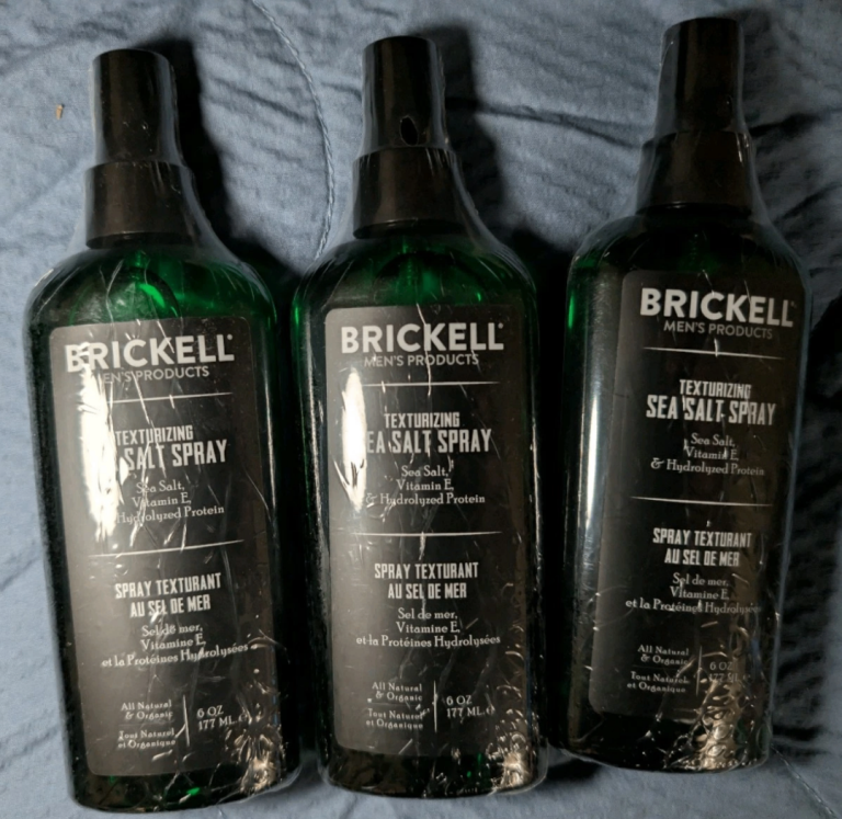 BRICKELL Texturizing Sea Salt Spray 177ml/6oz - New & Sealed - 3 Pack