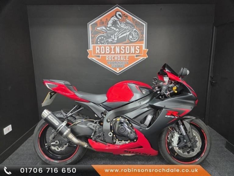 2016 SUZUKI GSX-R600 L6, nice extras.
