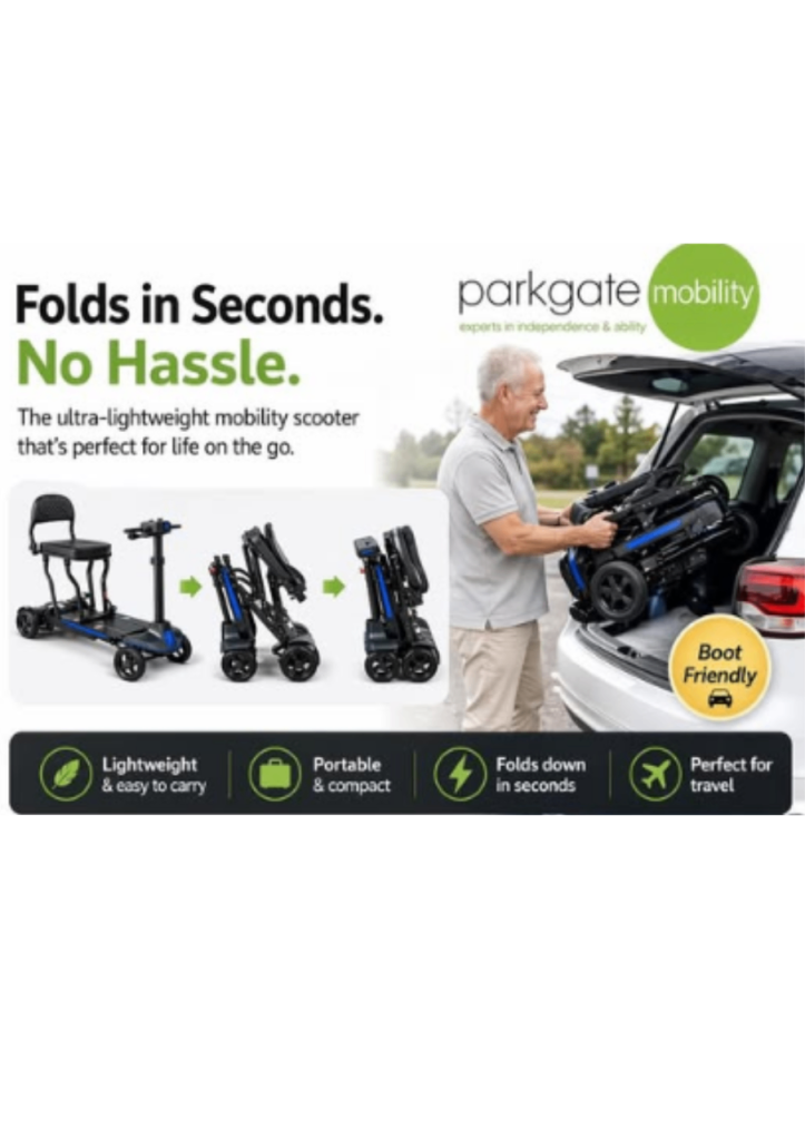 Freedom With Our Lightweight Scooters Now In Stock AT Our New Crystal Peaks Showroom 9-5