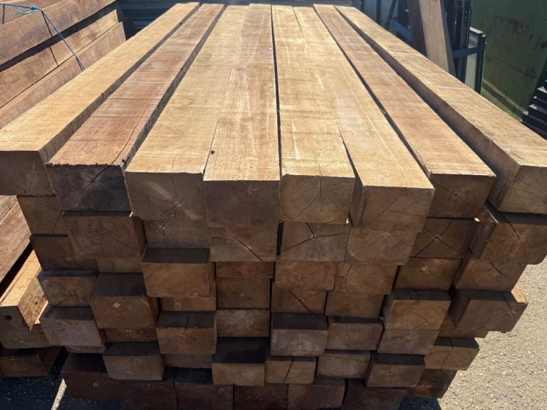 7’4” teak sleepers “hardwood”