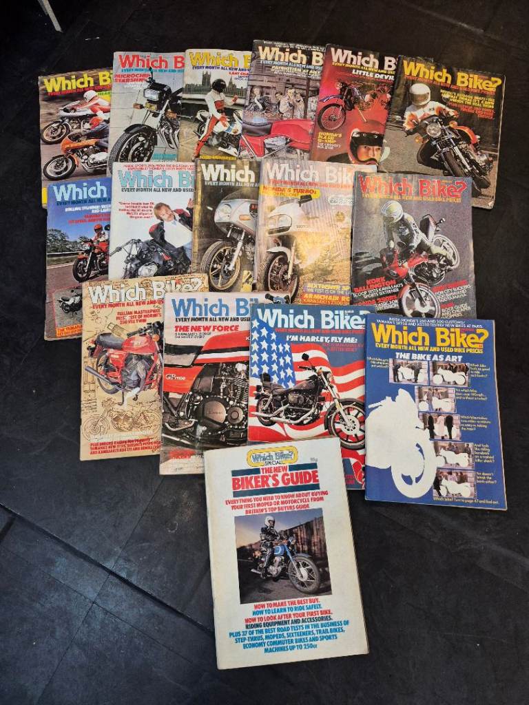 16 x vintage motorbike magazine 