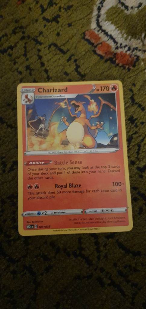 Charizard pokemon card