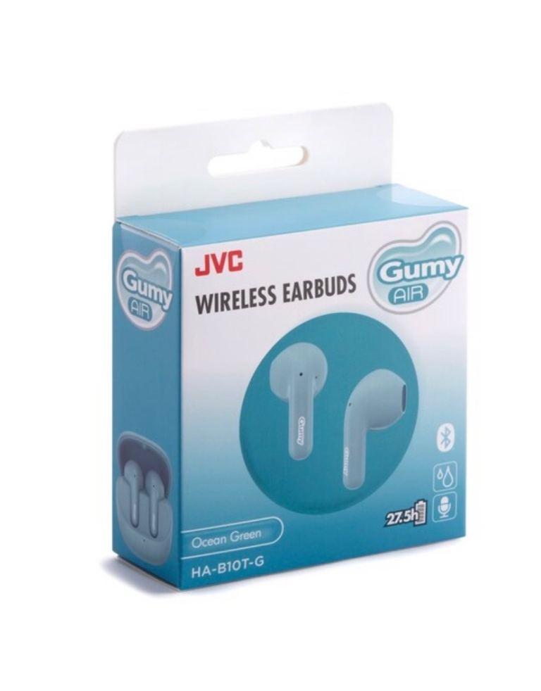 JVC OCEAN GREEN GUMY AIR WIRELESS EARBUDS