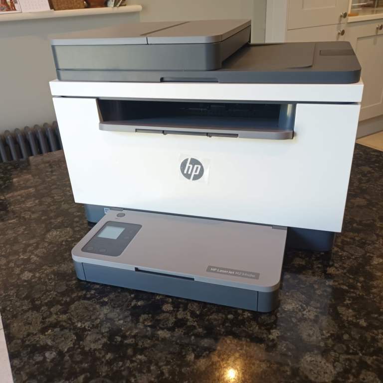 HP LaserJet MFP Printer - White, Like New Condition