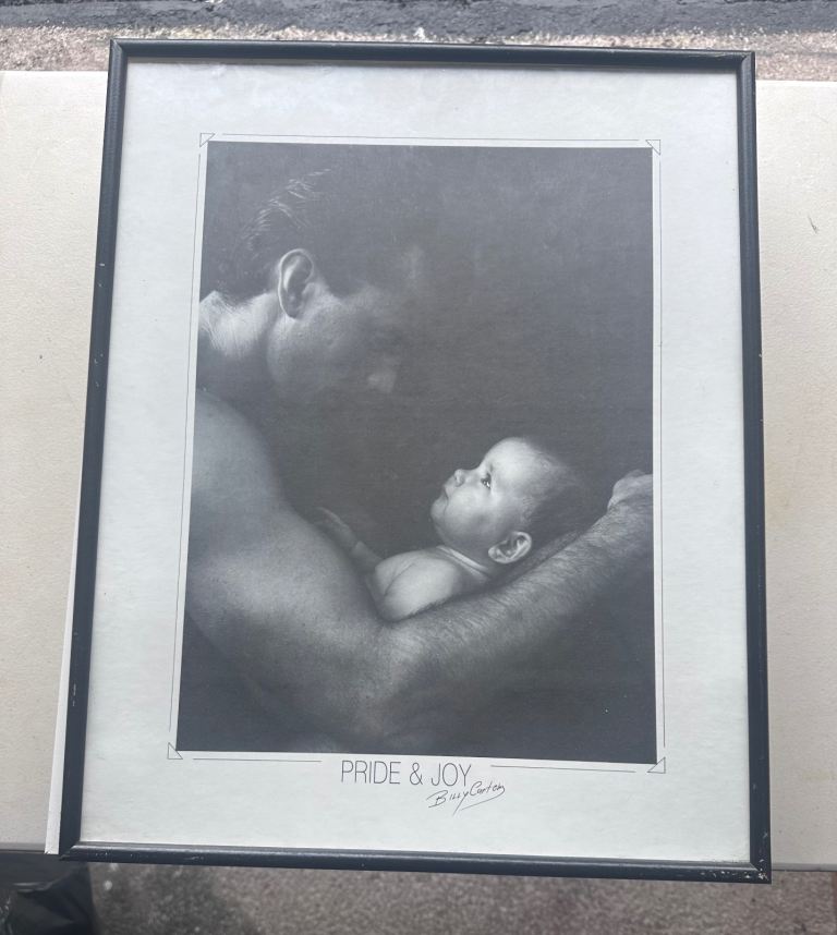 Framed Black and White Print 'Pride & Joy' – Good Condition