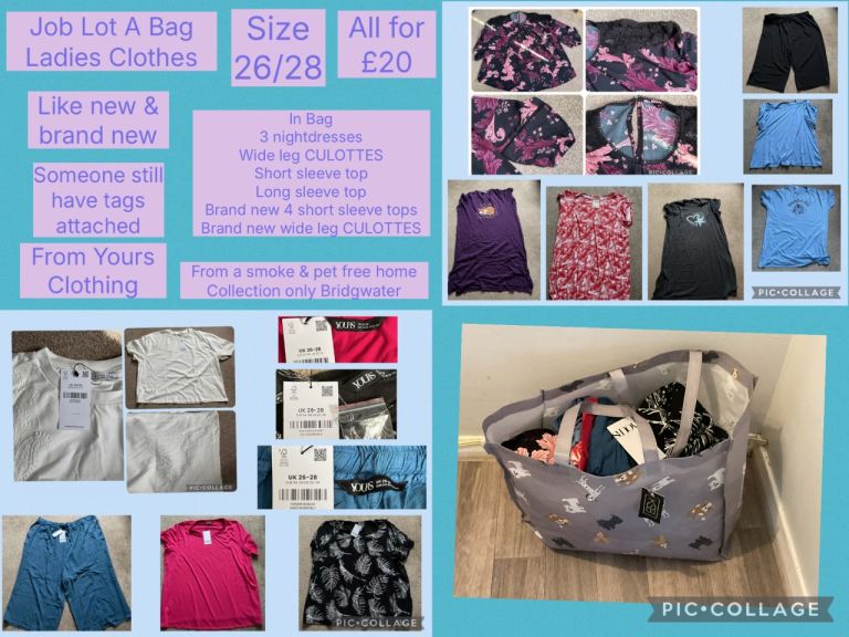 Job Lot Ladies Clothes Size 26/28