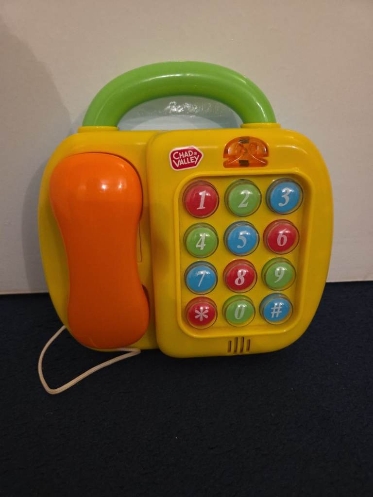 CHAD VALLEY TOY - 2 IN 1 - TELEPHONE & PIANO SET TOY Light Sound Educational