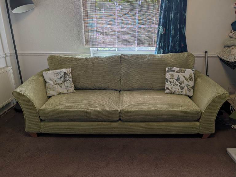DFS Fabric 4-seater Sofa Green 