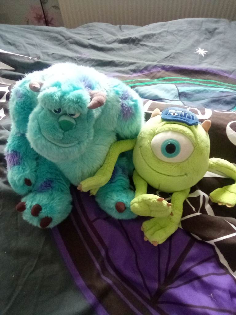 Mike and sully monster inc plush toy bundle brand new