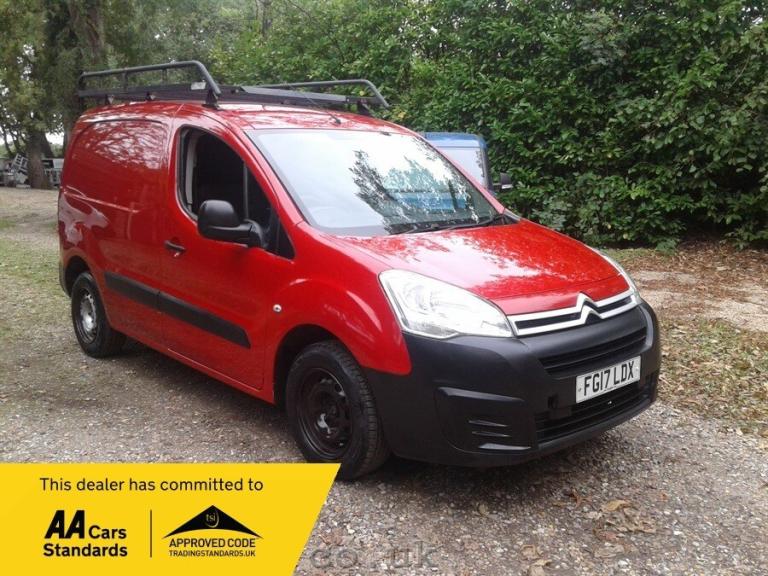 2017 Citroen Berlingo 1.6 BlueHDi 850Kg X 100ps PANEL VAN Diesel Manual