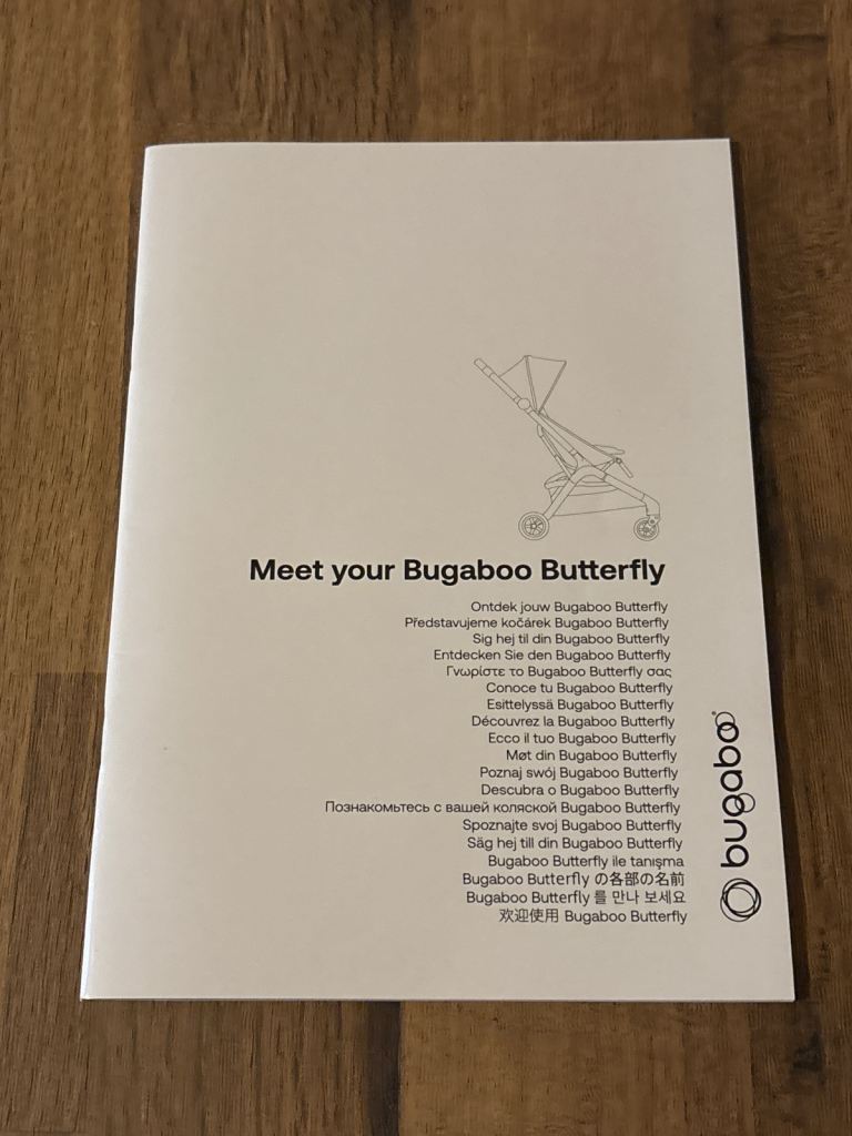 Bugaboo Butterfly Black with accessories 