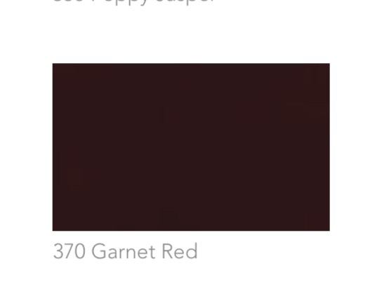 Glass splashback 700 x 750 Garnet Red