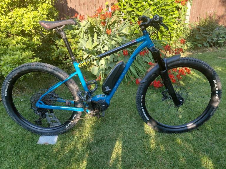 Marin Blue Electric Mountain Bike - Good Condition
