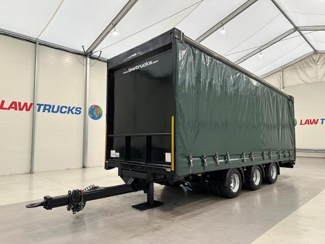 Don Bur Tri Axle Curtainsider Drawbar Trailer 