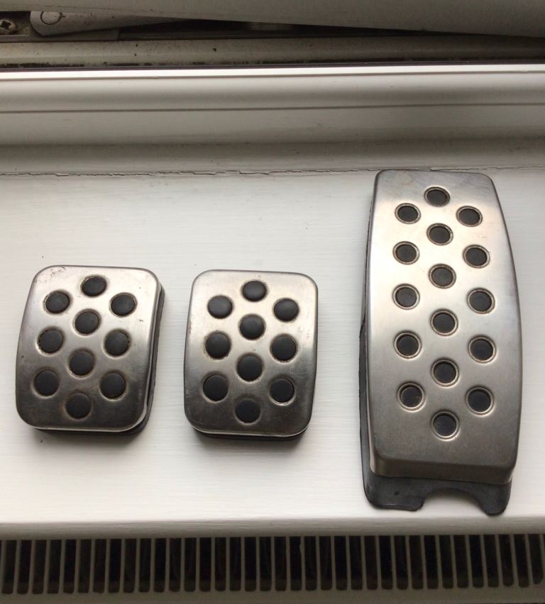 VAUXHALL CORSA D & E VXR SRI LIMITED EDITION ALLOY SPORT PEDAL COVERS 2007-2019