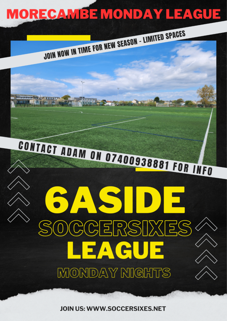 6-A-SIDE LEAGUE - TEAMS WANTED!