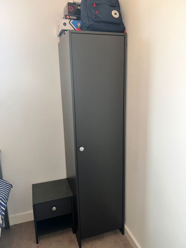 Argos Home Seville Anthracite Single Wardrobe & draws set