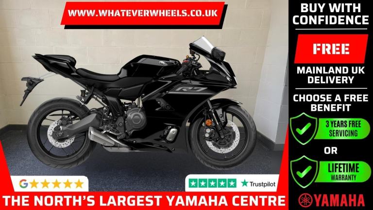3 Years Free Servicing or Lifetime Warranty Yamaha YZF-R7 2024 Motorcycle