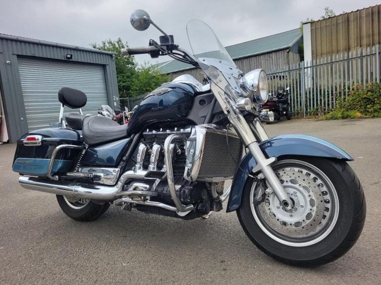 2007 57 TRIUMPH ROCKET 111 3 TOURING 23 BLUE CLASSIC CRUISER TOURER CLEAN