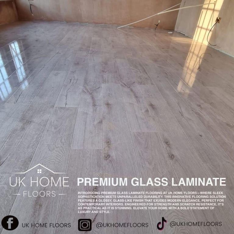Affordable premium gloss laminate flooring 