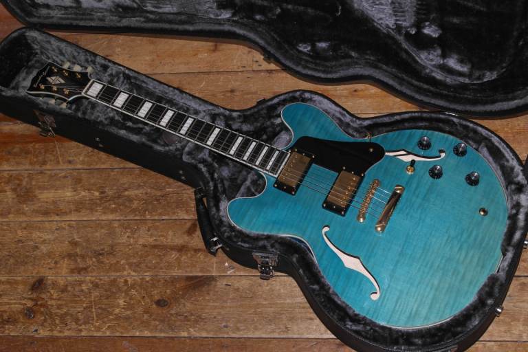 Seventy Seven guitars EXRUBATO-CTM-JT semi acoustic made in Japan