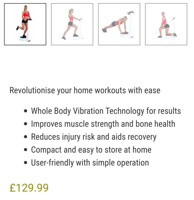 Power Max Vibrations  Fitness  - Like New 