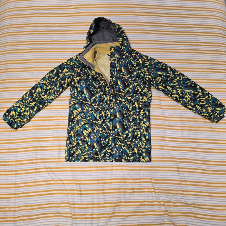 Columbia 3in1 ski hiking biker waterproof outdoor light omni tech omni heat hood jacket coat