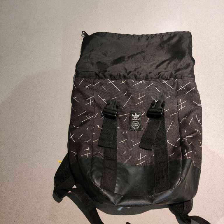 adidas expandable top backpack sport bag rucksack