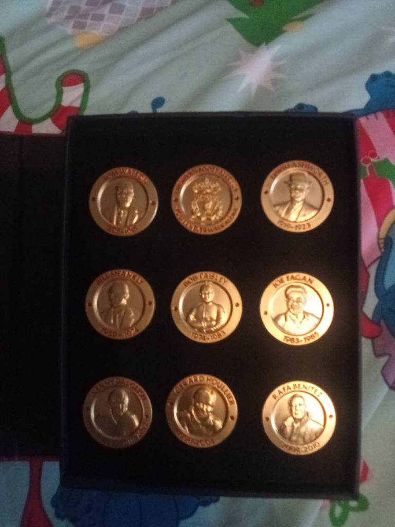 image for Liverpool FC greatest managers badge set brand new 