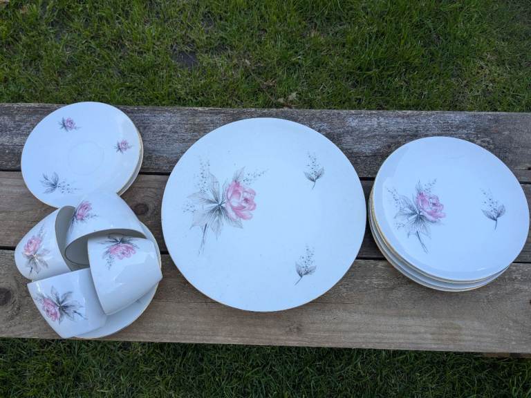 Vintage West German Tea Set 13 Pieces   