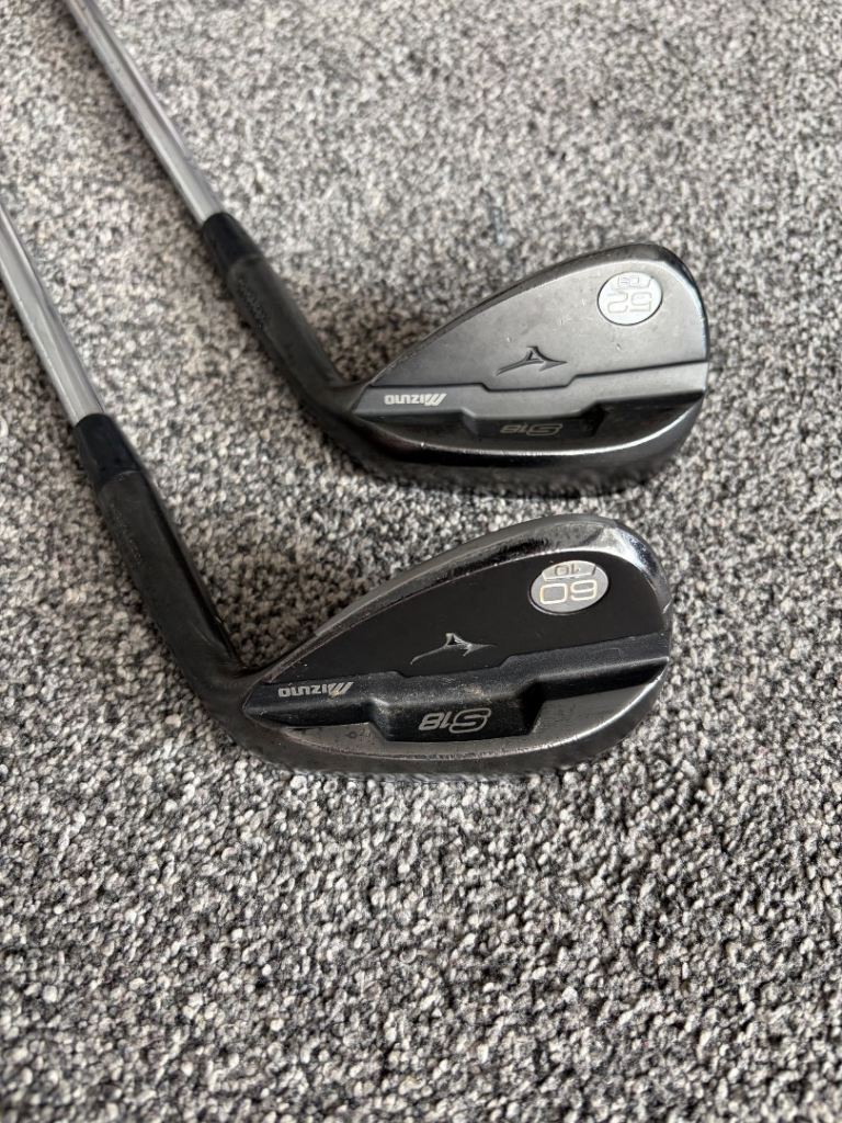 Mizuno S18 Black 52 & 60 Degree Golf Wedges