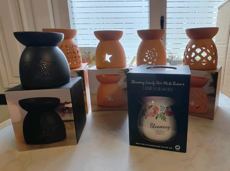 Mixed Ceramic Oil / Wax Melt Burners