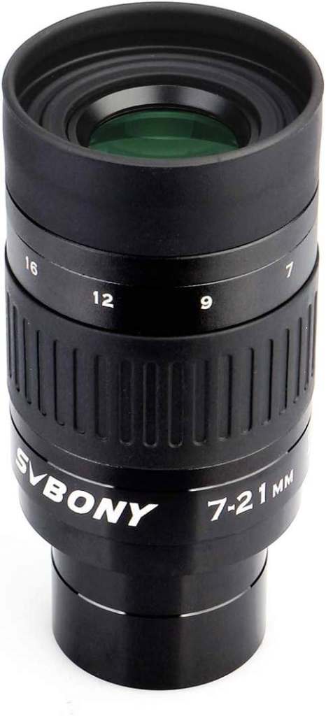 Svbony SV135 Zoom Telescope Eyepiece, 1.25inch 7-21mm Zoom Eyepiece for Telescope