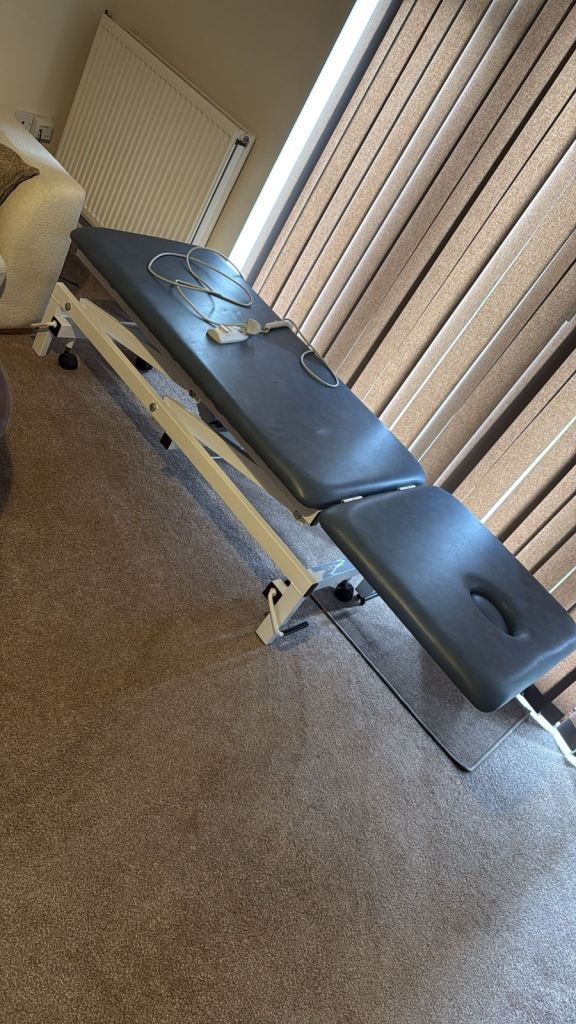 Quick Sale: Electric Physiotherapy/Massage Couch – LINAK Lift – Height Adjustable